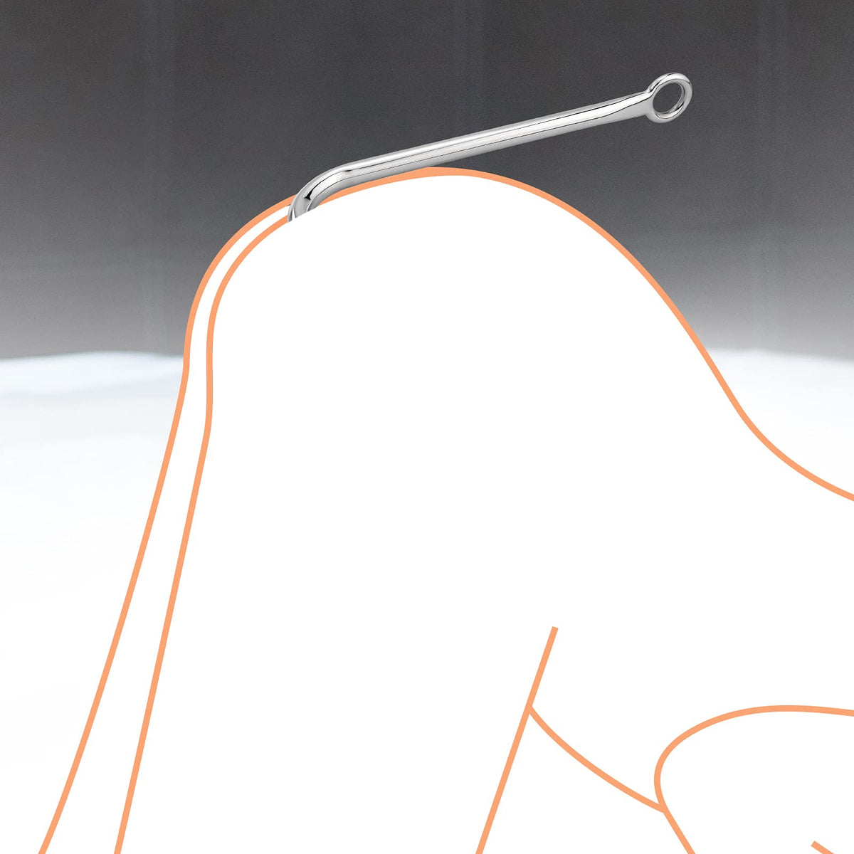 Buyging™ Stainless Steel Anal Hook with 3 Balls