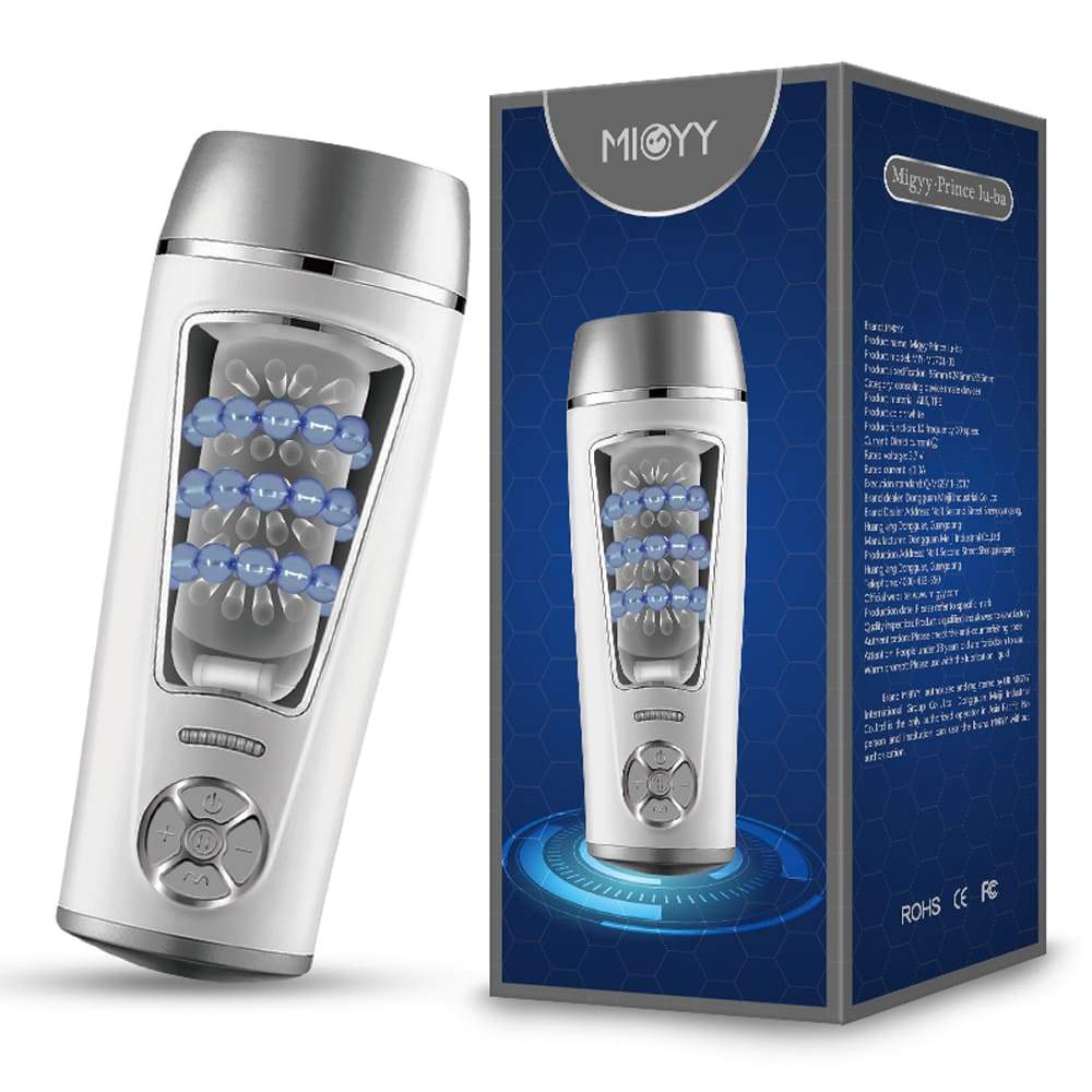Sexoralab 10 Thrusting 10 Speeds Massage Rings Male Masturbator Cup