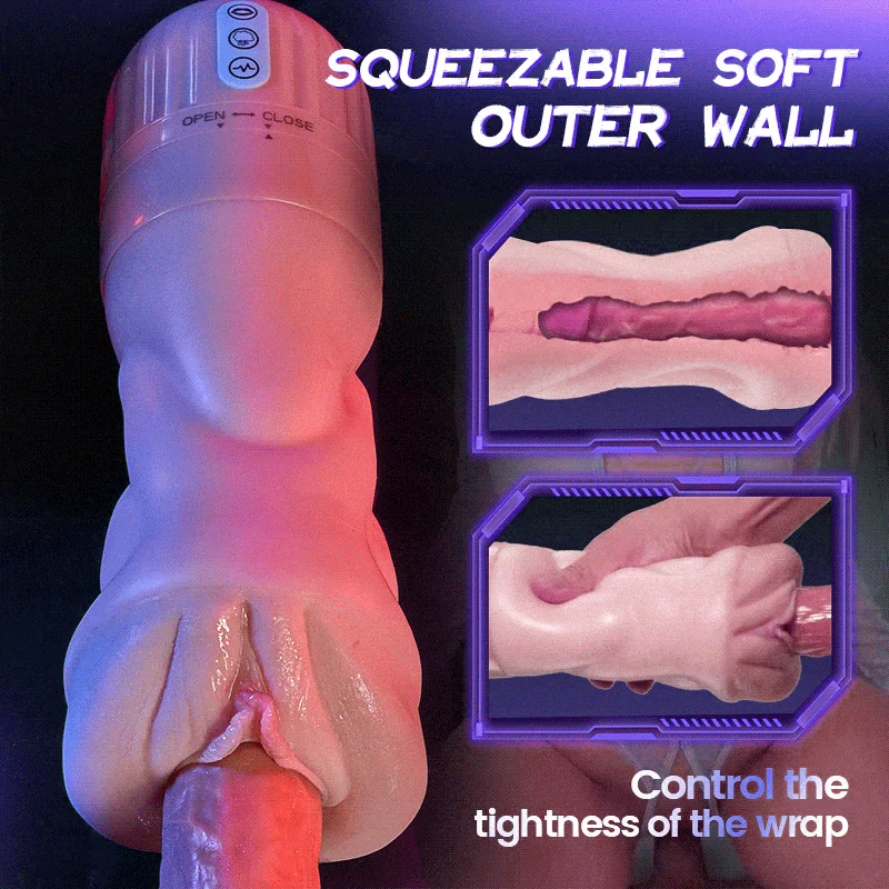 🕒 Peak in 3 Minutes ⚡Unbelievable Auto Stroker | 3 Sleeves, 5 Suction & 10 Vibration Modes