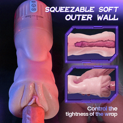 🕒 Peak in 3 Minutes ⚡Unbelievable Auto Stroker | 3 Sleeves, 5 Suction & 10 Vibration Modes