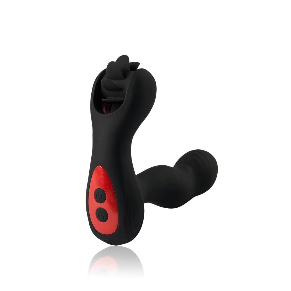 Remote 12 Modes Tongue-Licking Heating Vibration Prostate Stimulator