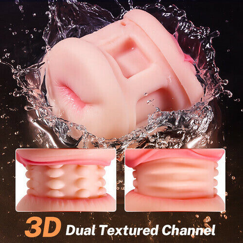 Sexoralab 10 Vibration Anal and Vaginal 2 in 1 Handheld Masturbator