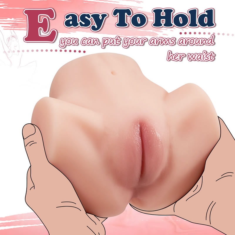 Novelleon 5.1Lb Lifelike Butt with Pink Minimalist Design Pussy