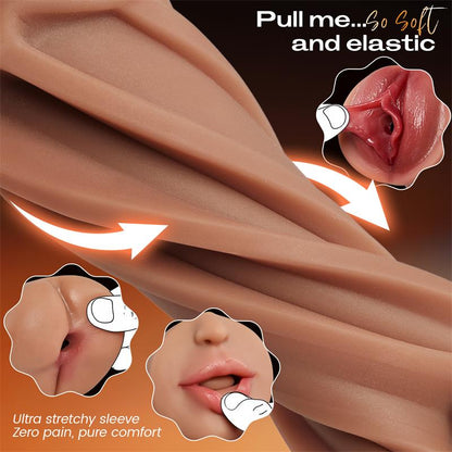 🕒 Peak in 3 Minutes ⚡Unbelievable Auto Stroker | 3 Sleeves, 5 Suction & 10 Vibration Modes