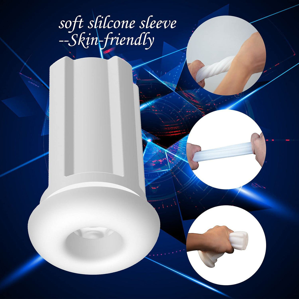 Electric Masturbation Cup Pocket Pussy with Powerful 3 Vacuum Suction 10 Vibration