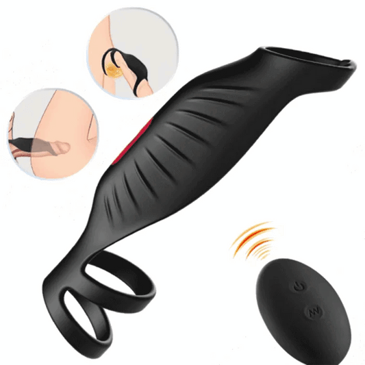 Eveandlove Pleasure Fusion Pro 9 Vibration Modes Efficient&Flexible Cock Ring