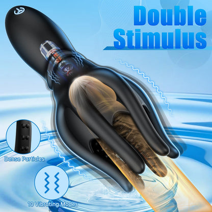 2024 New Male Masturbator: 10 Vibrating Modes, Stroker with 6 Tentacles