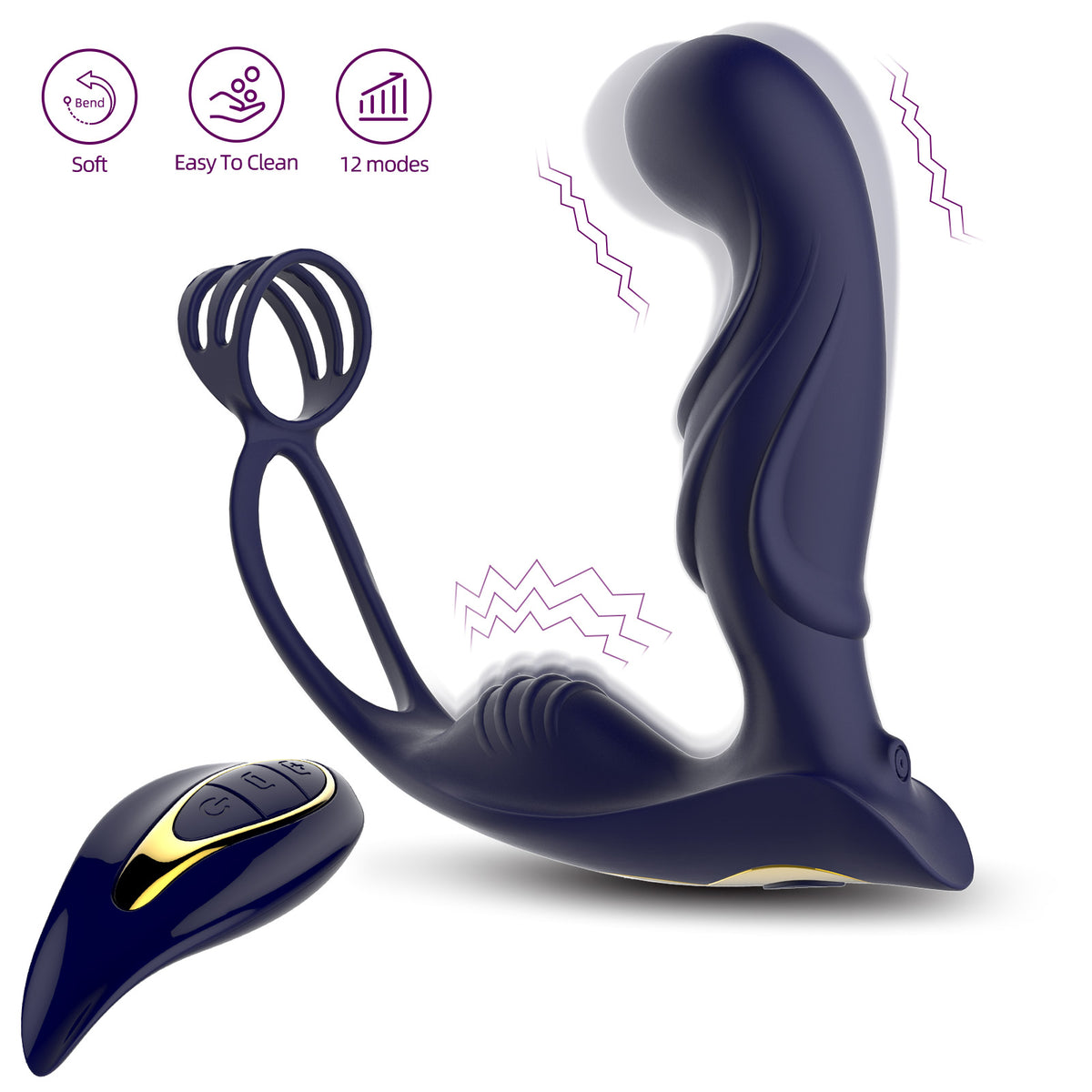 12 Modes Blue Samurai  Prostate Massager
