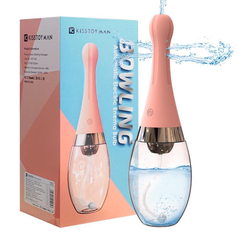 KISSTOY 3 Intensities Modes Bowling Automatic Electric Enema Bulb
