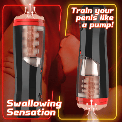 ROKA - Lifelike Vaginal Entrance Thrusting Vibrating Vocal Masturbator Stroker,Star-starring identical mold production [free of tax]【❤️Discreet Shipping】