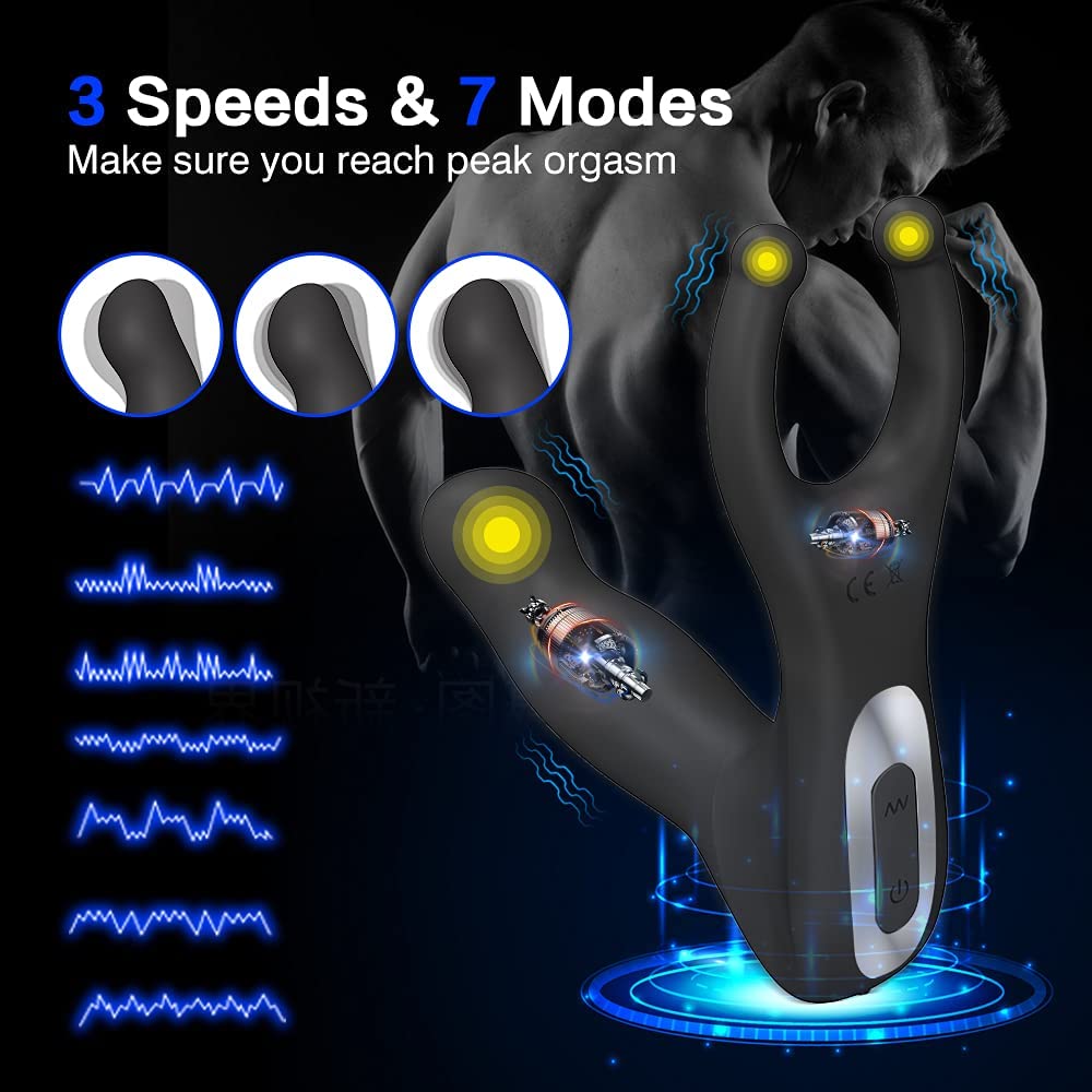 10 Modes Heating Vibrating Butt Plug Stimulator