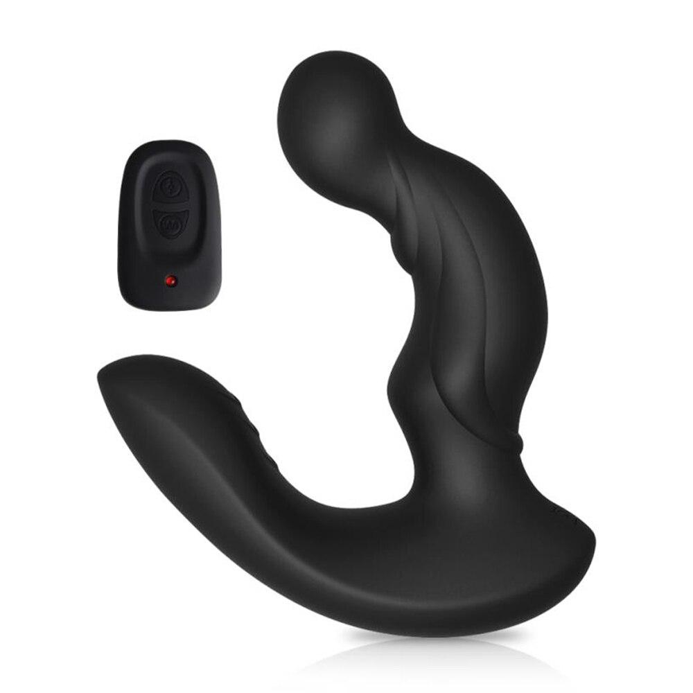 Electric Shock Pulse Man Prostate Massage Vibrators Sex Toy For Men Wireless Rotation Male Anal Butt Plug Stimulator Masturbator