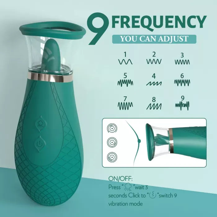 SCIONESS Sucking and Licking Clitoral Stimulator