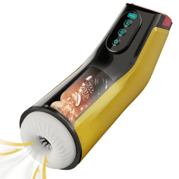 7 Sucking 7 Vibrating Heating Male Masturbator