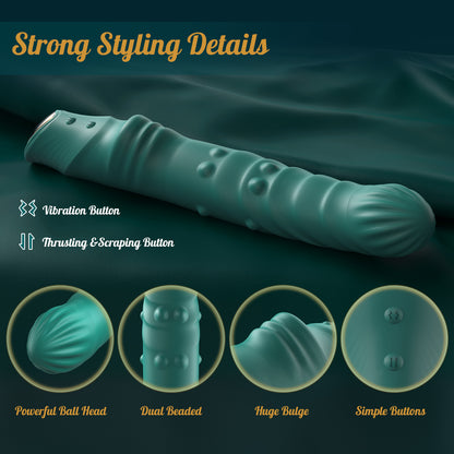 Dual Bead 5 Push Aside 10 Vibration Modes G-spot Vibrator