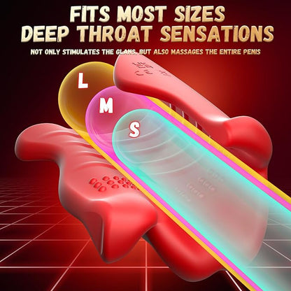 Sexoralab™ 2 IN1 Blowjob Machine Penis Extender for Prolong Endurance
