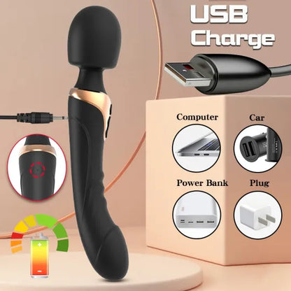 🎁2025 -Powerful Female Vibrator 10 Modes Clitoral Stimulator G-spot Massager😍