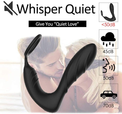 Anal Vibrator with Penis Ring