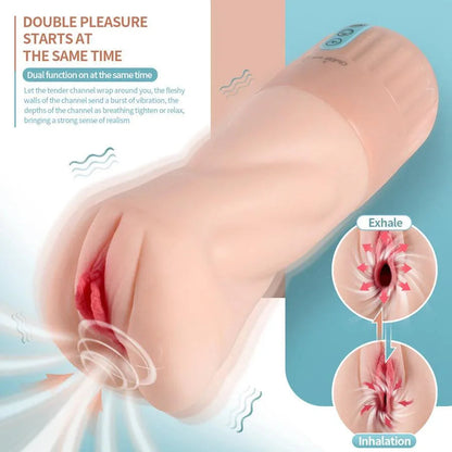 🕒 Peak in 3 Minutes ⚡Unbelievable Auto Stroker | 3 Sleeves, 5 Suction & 10 Vibration Modes