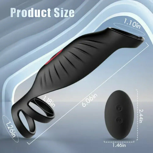[BIG SALE] SemenSentry - 9 Vibrating Efficient Cock Ring