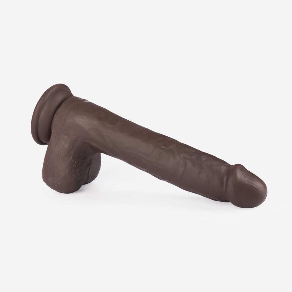 8.7” Dark-Brown Remote Control Multifunctional Dildo