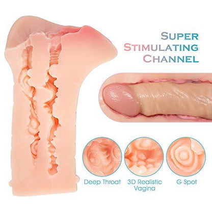 6.89 Realistic Vagina and Ass Doggy Style Male Masturbator