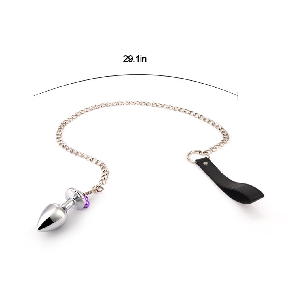 Metal Bells Jewel 3 Anal Plug Set Adult Toy