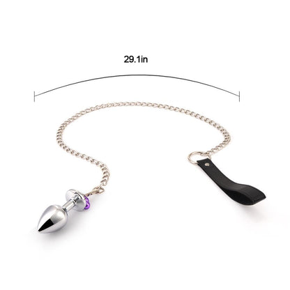 Metal Bells Jewel 3 Anal Plug Set Adult Toy